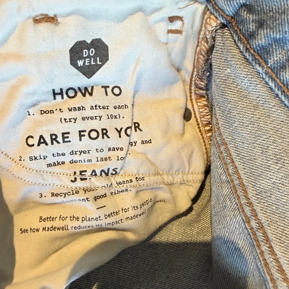 Madewell - The Dadjean in Greenvale Wash - Ripped Edition - Picture 6 of 9